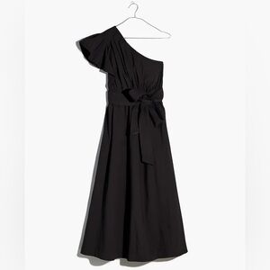 NWT - Madewell Ruffled One-Shoulder Midi Dress - Item NK491